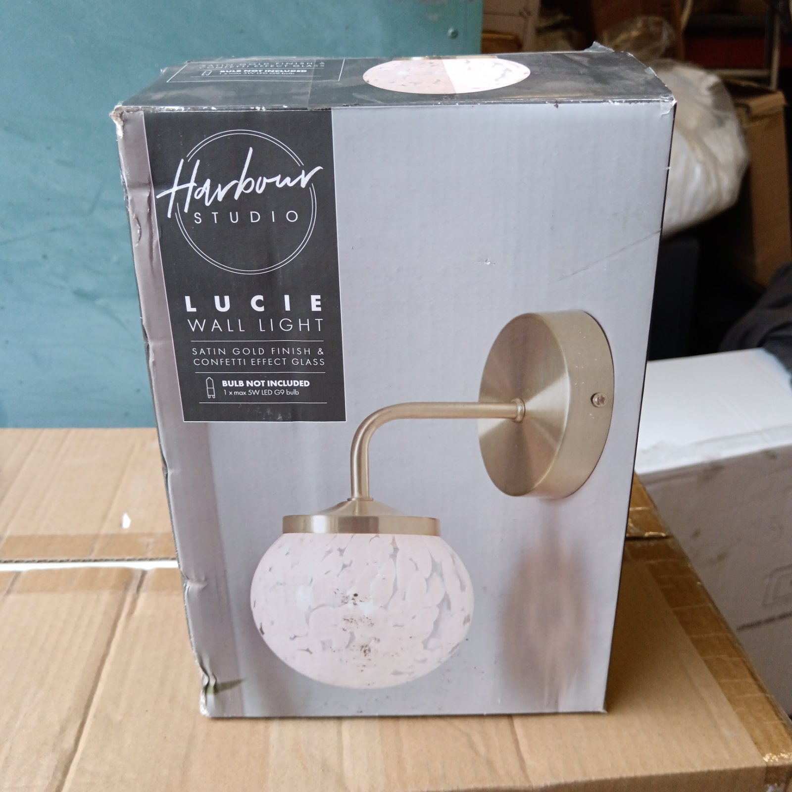 1445 Harbour studio Lucie wall light