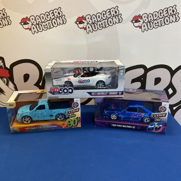 Jada Toys diecast cars lot featuring Ford and Chevrolet models.