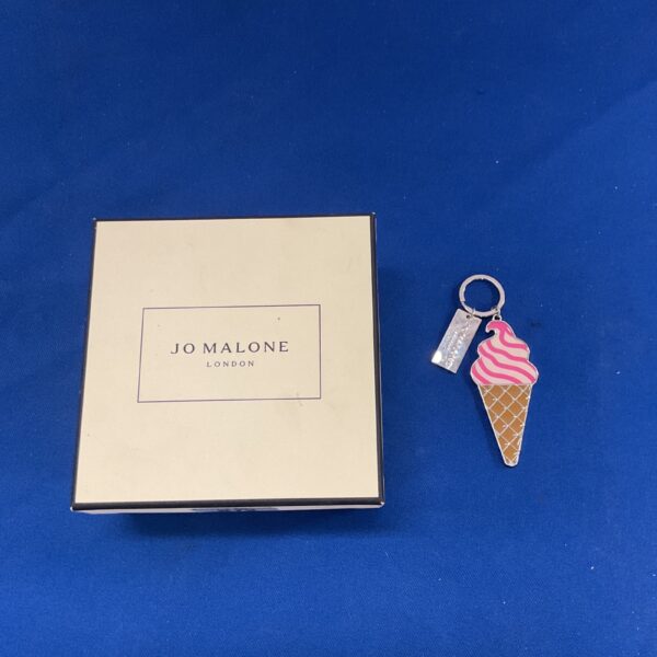 Jo Malone ice cream keychain, a colourful designer accessory.