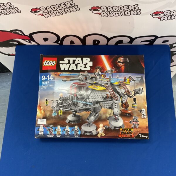 Lego Star Wars Captain Rex’s AT-TE tank model 75157, detailed view.