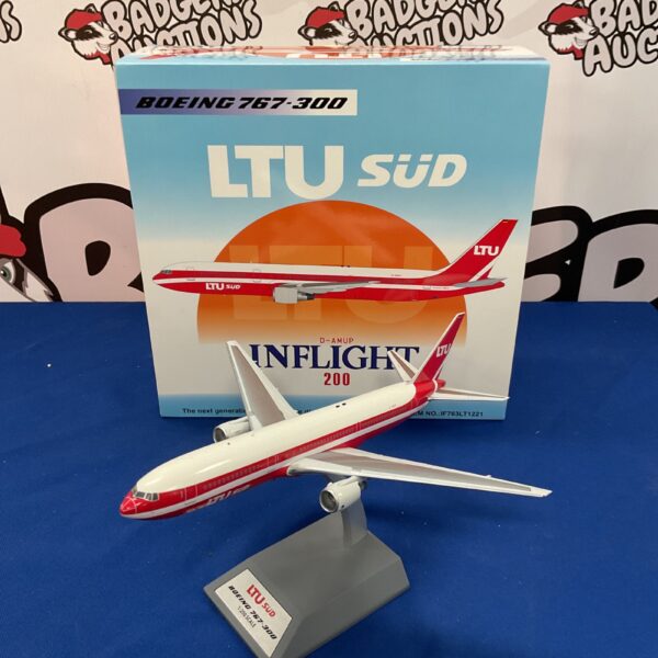 Ltu Sud Boeing 767-300 model aeroplane, 1/200 scale diecast.