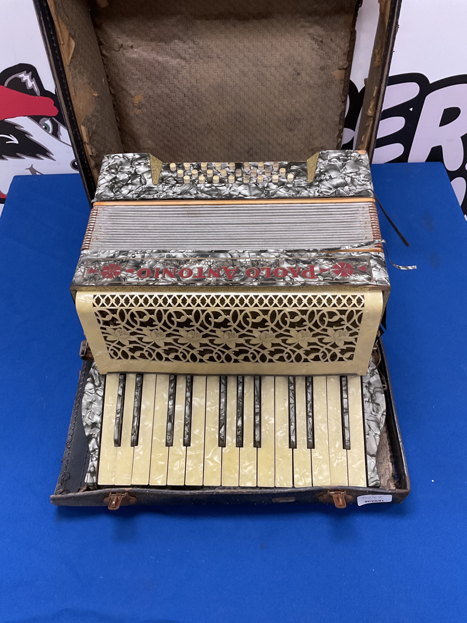 758 Paolo antonio accordion in case