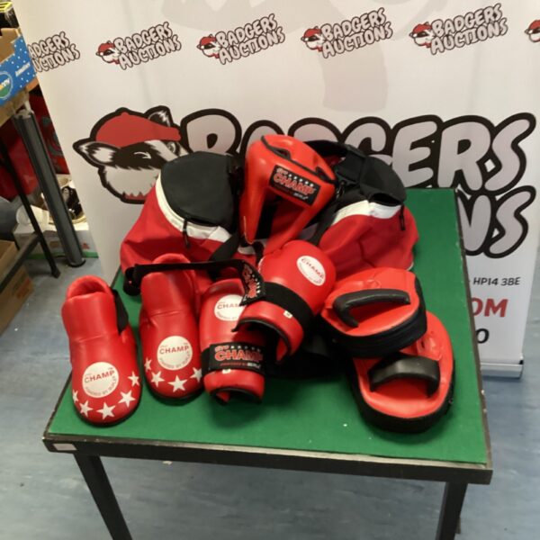Pro Champ boxing sparring pads for training and impact absorption.