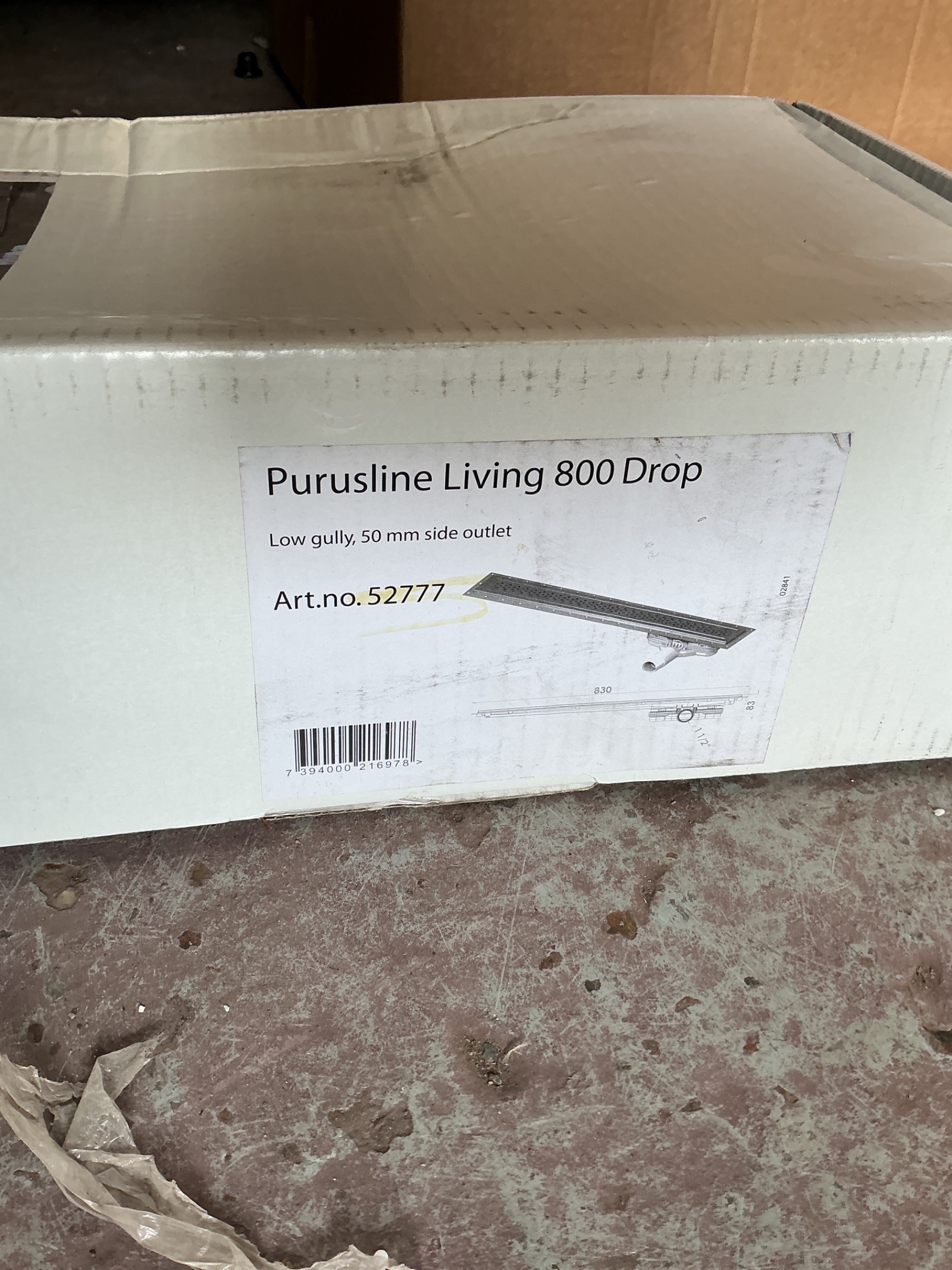 1427 Purus line shower trap