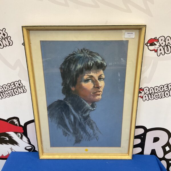 Delicate pastel portrait of a young man by Rosa Harding.