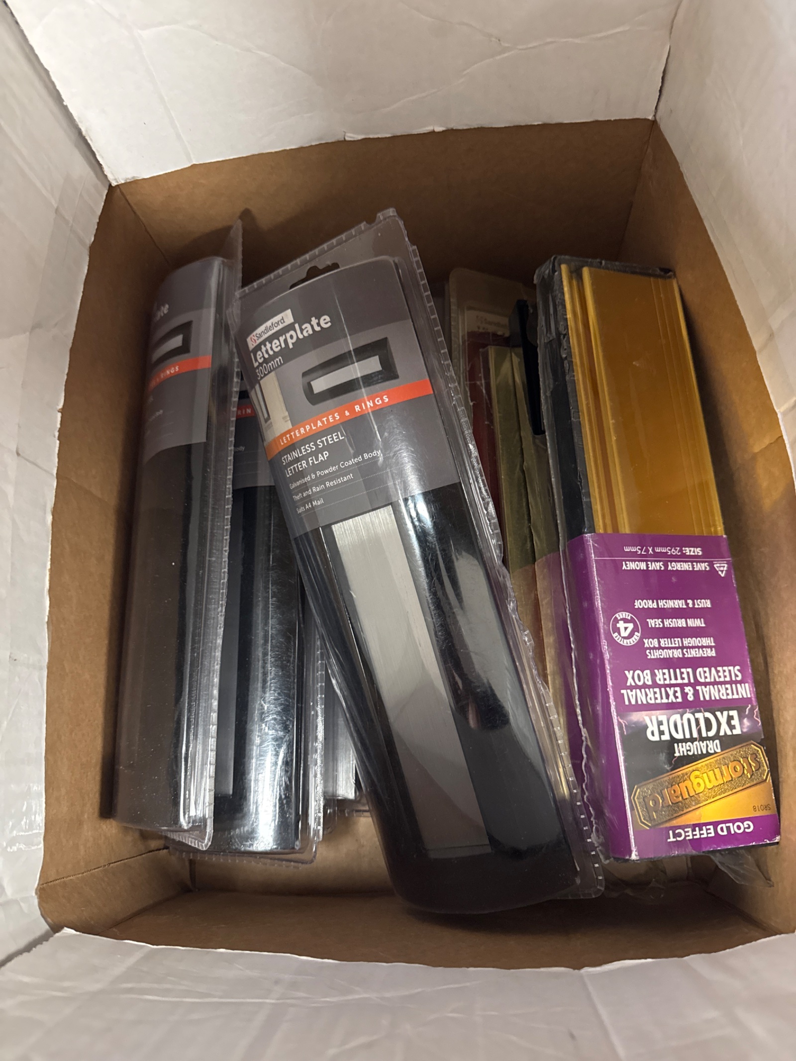1234 Box of assorted new letter boxes