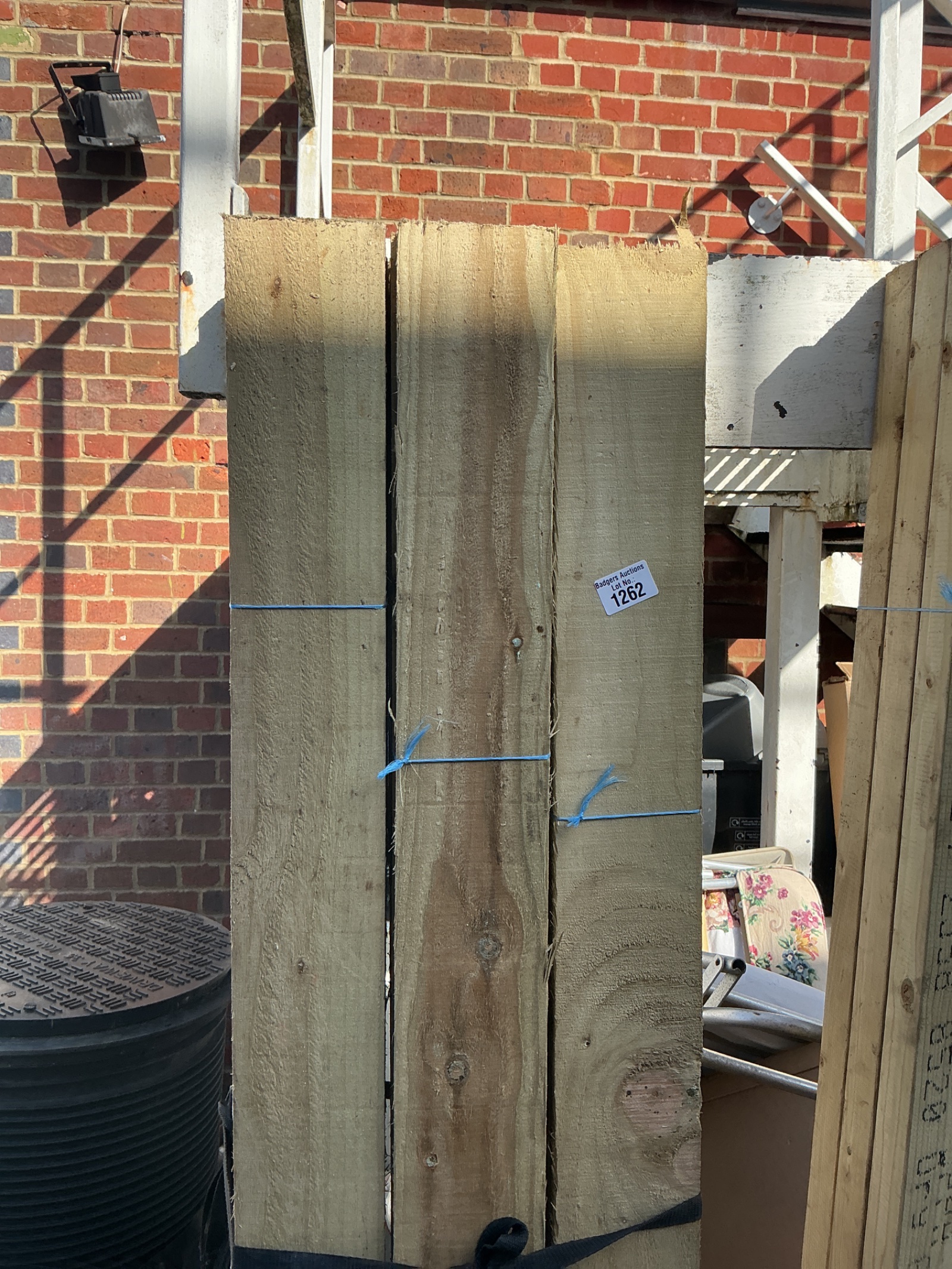 1262 Three bundles of 6’6” timber