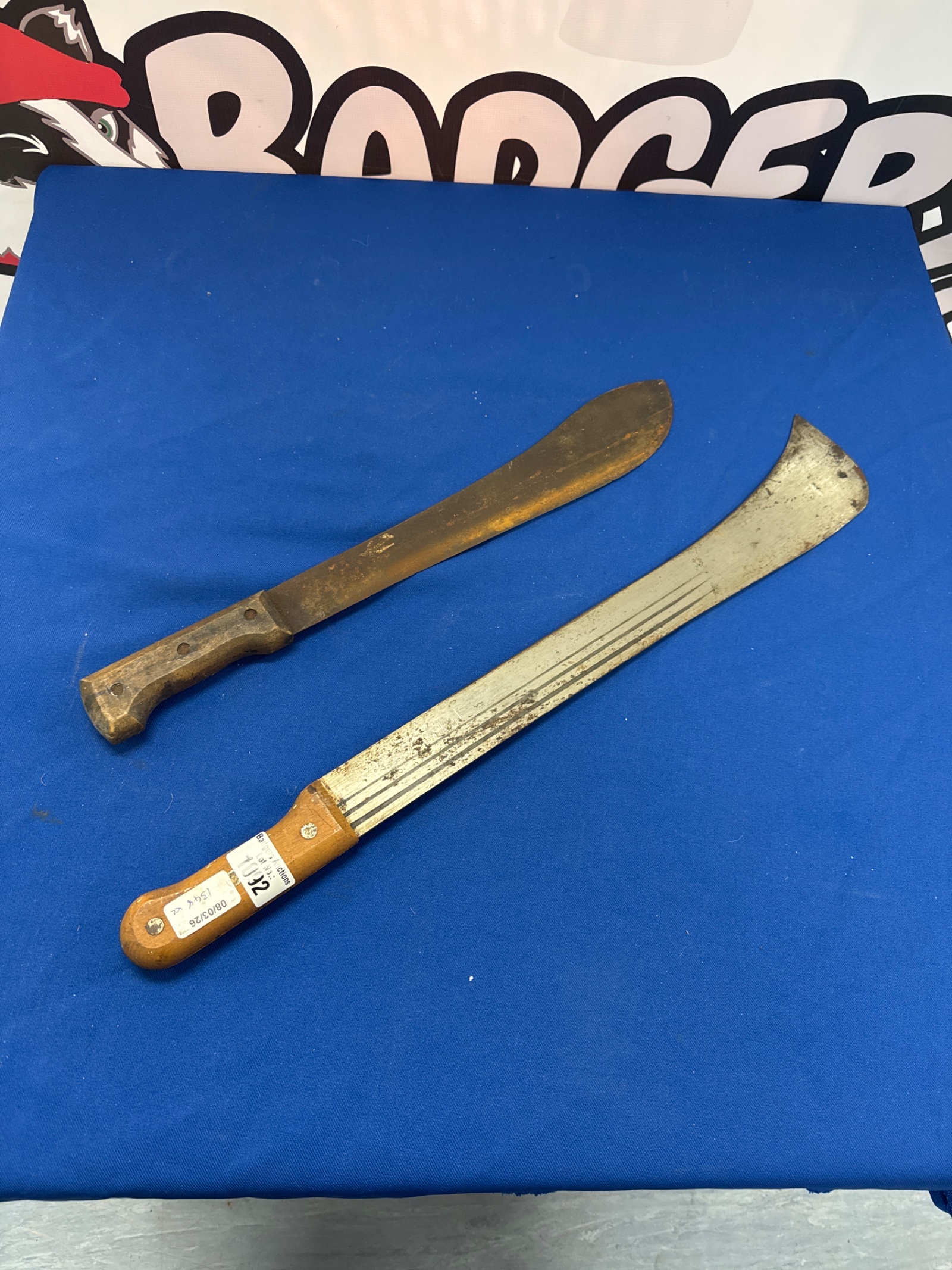 1092 Two vintage bush knives inc Martindale & Tramontina