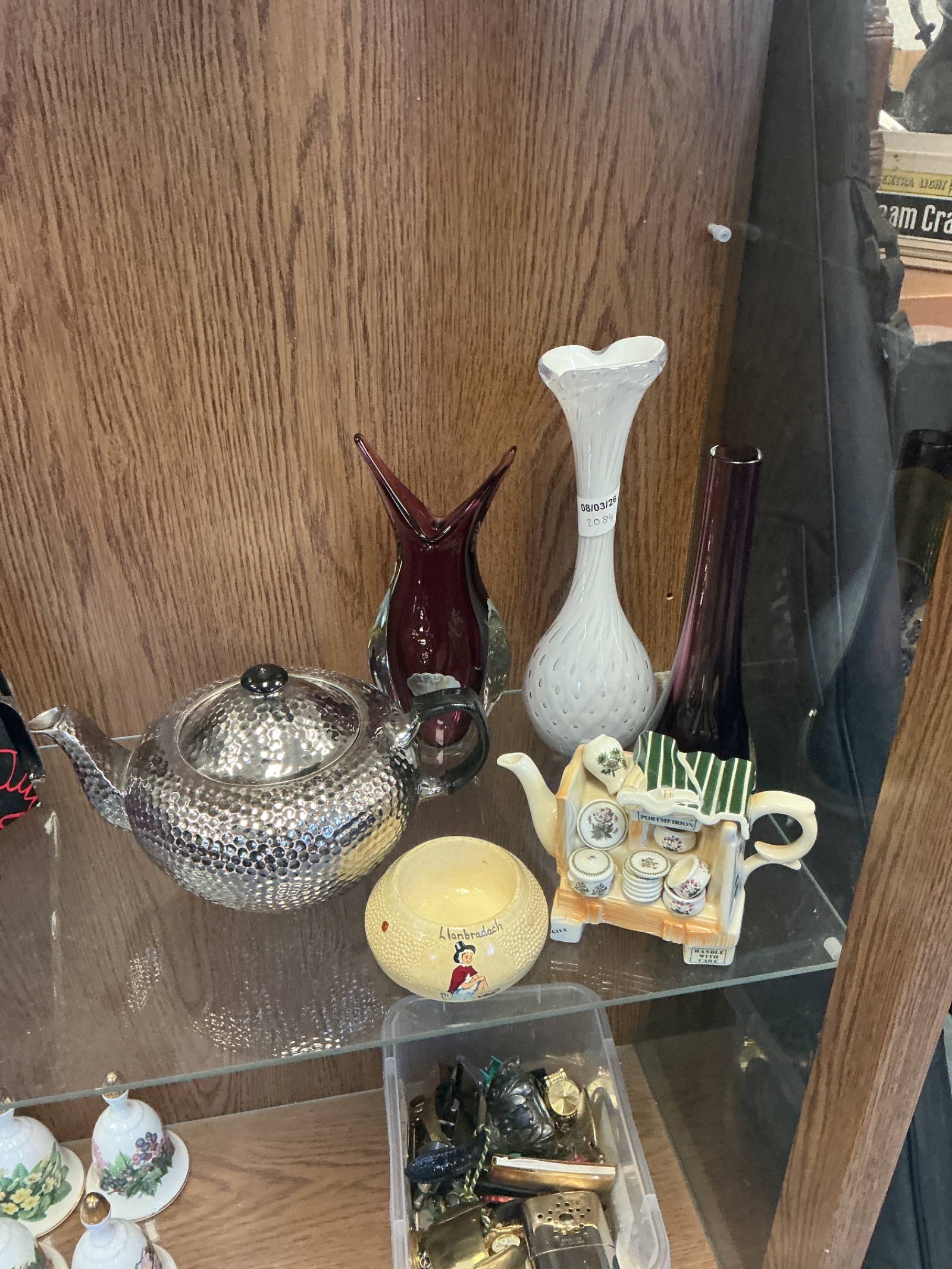 296 Collection of mixed item inc Teapot