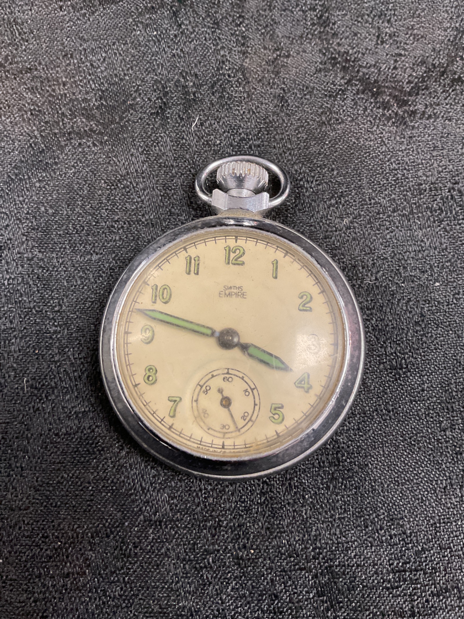 825 vintage smiths empire pocket watch