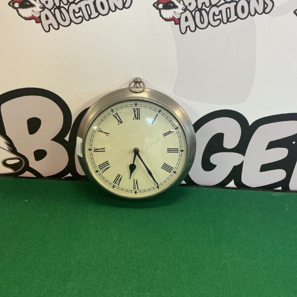 Vintage stop watch style wall clock for home decor.