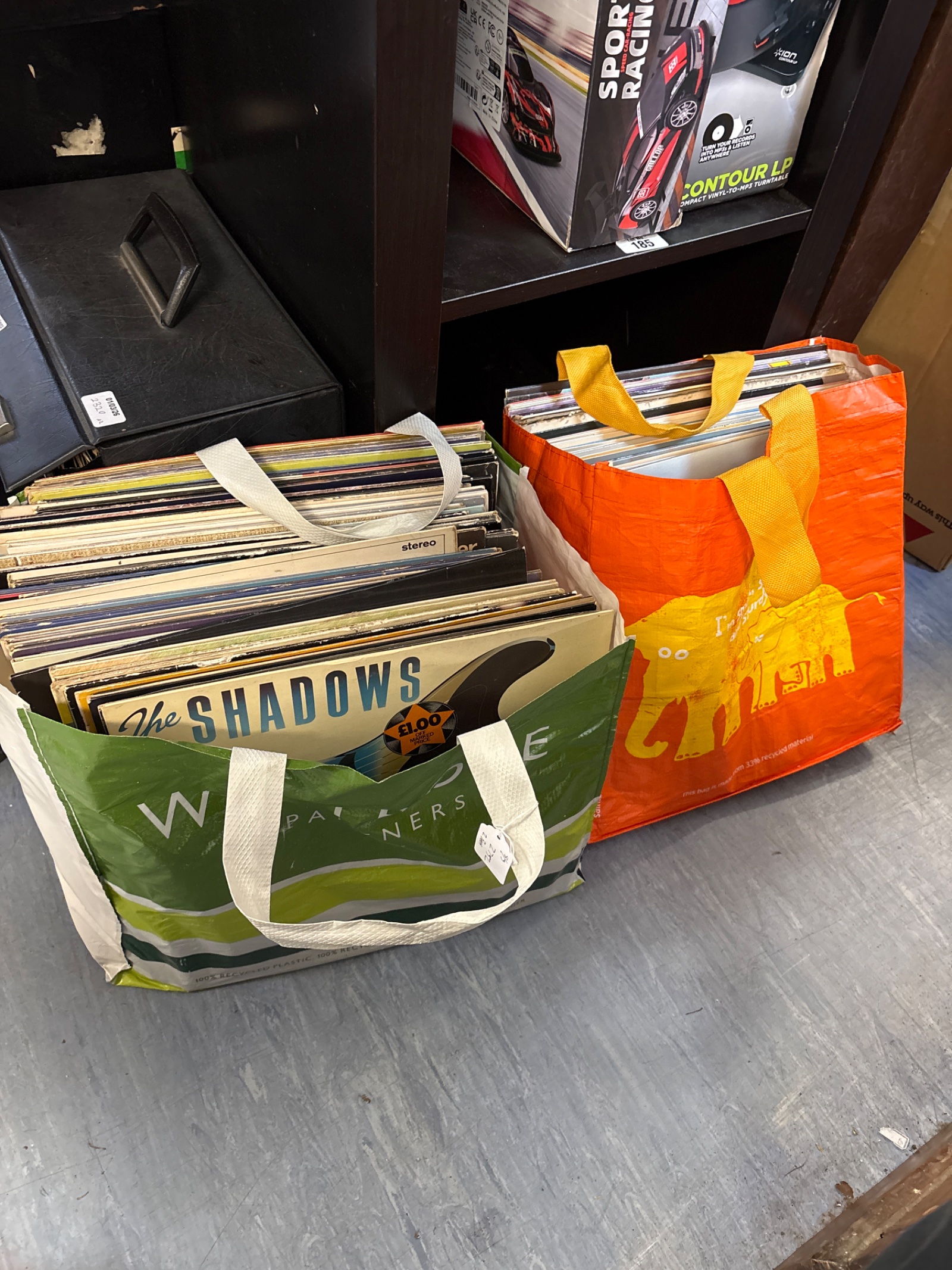 187 Two bags of mixed 12 inch vinyl records