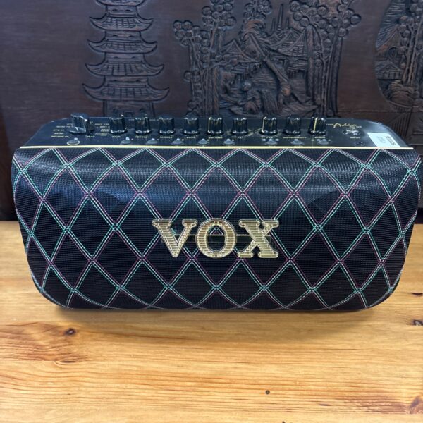 Vox Adio Air GT modeling guitar amplifier in a studio setting.
